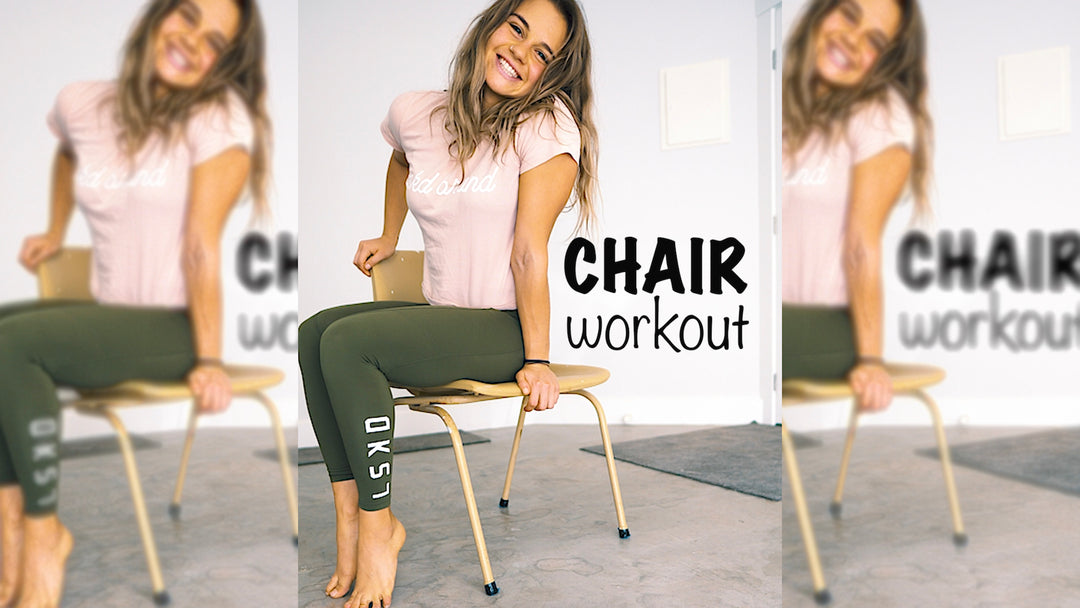 At home Chair Workout with Mikaela Di-Blasio