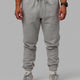 Man wearing MVP Track Pants - Lt Grey Marl